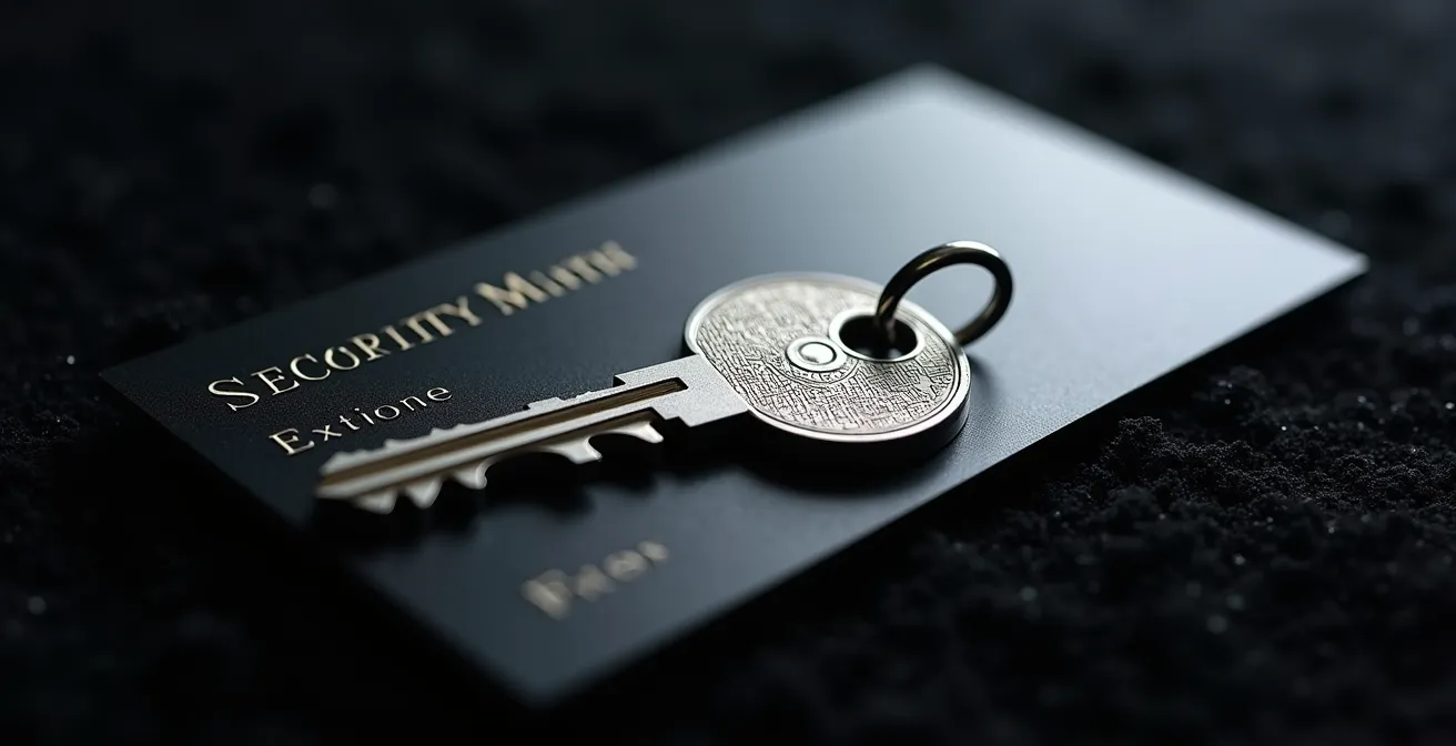 Clés sécurisées avec système de protection par carte